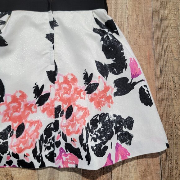 Lilly Pulitzer Stroke of Midnight Floral Strapless Amberly Bow Detail Dress - 2 - Picture 9 of 14